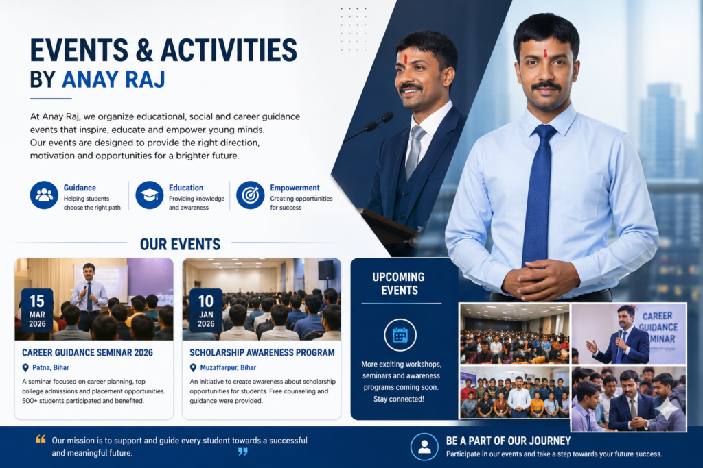 Events & Activities By Anay Raj