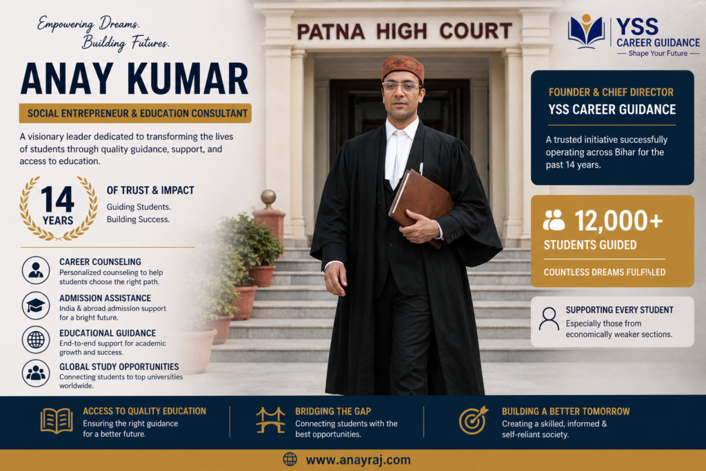 Anay Kumar – Empowering Youth Through Education & Guidance